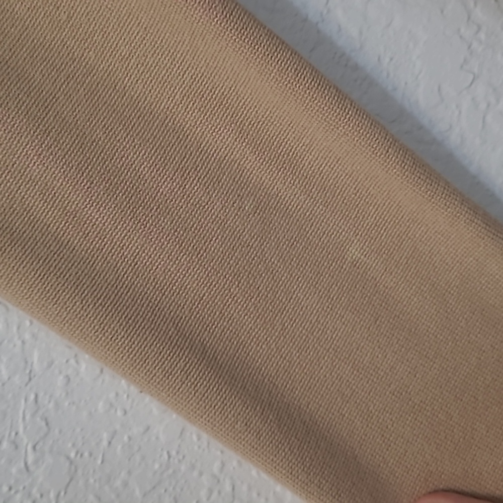 Lauren Ralph Lauren Sweater-Knit Blazer cardigan in camel/Tan size M - Picture 7 of 9